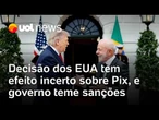 Decisão dos EUA sobre PCC e CV tem efeito incerto sobre Pix e governo Lula teme sanções a bancos