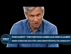 DEUTSCHLAND: "Es gibt auch ein Kapitel der gebückte Poschardt!" Das überraschende Geständnis!