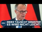 DEUTSCHLAND: Merz tauscht Minister! Bilger und Linnemann vor Herkules-Aufgaben