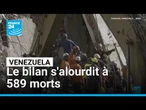 Séisme au Venezuela : 589 morts, les recherches pour retrouver des survivants s'intensifient