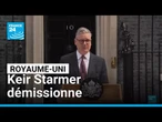 Royaume-Uni : le Premier ministre Keir Starmer annonce sa démission • FRANCE 24
