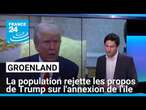 Le Groenland rejette les nouveaux propos de Trump sur l'annexion de l'île • FRANCE 24