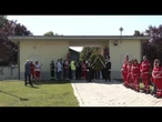 Anniversario terremoto Amatrice, deposta corona fiori a monumento vittime nel Parco Don Minozzi