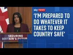 Justice secretary: 'I'm prepared to do whatever it takes to keep this country safe'