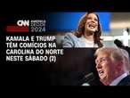 Kamala e Trump têm comícios na Carolina do Norte neste sábado (2) | AGORA CNN