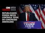 Republicanos podem obter controle total do Congresso americano | AGORA CNN