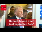 Trump über Iran-Vorschlag: „Mochte den ersten Satz nicht, also hab ich ihn weggeworfen”