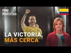 ELECCIONES COLOMBIA | DE LA ESPRIELLA AVENTAJA a IVÁN CEPEDA por un ESTRECHO MARGEN | RTVE Noticias