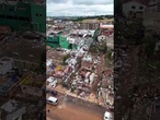 Tornado: drone mostra casas tombadas, carros revirados e a cidade de Rio Bonito do Iguaçu destruída