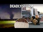 Apocalyptic storms batter US as tornadoes and hail stones rip through homes