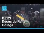 Kenya : sept jours de deuil national en hommage au chef de l'opposition Raila Odinga • FRANCE 24