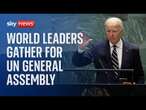 World leaders gather in New York for the UN General Assembly (UNGA)