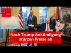 Trump kündigt Zölle von 50 Prozent auf Kupfer an - Preise stürzen ab