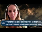 NAHOST: Verstörender Verdacht erschüttert Israel! Geht gegen den Iran die Munition aus?