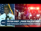 WASHINGTON: Antisemitischer Terror! Zwei Tote! Täter rief „Free Palestine“ | Pressekonferenz Polizei