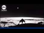 Watch incredible moon landing captured in stunning video