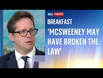 Morgan McSweeney 'may have committed a criminal offence' says Conservative MP