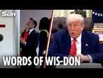 Trump's marriage tip to 'slapped Macron' gets Oval Office laughs