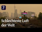 Rauch von Waldbränden hüllt Toronto ein