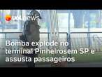 Bomba no terminal Pinheiros: explosão assusta passageiros, e polícia investiga suspeitas