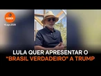 Lula diz querer apresentar o “Brasil verdadeiro” a Trump no Alvorada