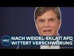 LÄRM-ATTACKE GEGEN WEIDEL: AfD-Mann Baumann platzt der Kragen und wittert Verschwörung