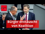 Bürger enttäuscht von Koalition: „Eine Dauerschleife gebrochener Versprechen“