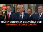 Trump confirma conversa com Infantino sobre cartão e diz que árbitro é "suspeito"