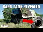 Truth behind Russia's turtle and barn tanks revealed as Ukrainians show off inside captured armour