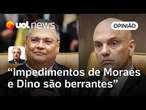 STF faz 'política Judiciária' e põe impedimento de Moraes e Dino no lixo, critíca Maierovitch