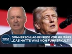 USA: Donnerschlag! Trump ruft hohe Militärs zusammen! US-Präsident hält Rede vor Generälen