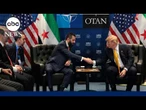 Trump meets with Syrian president at NATO summit