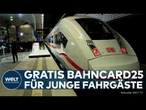 DEUTSCHE BAHN: Jetzt deutlich günstiger Zug fahren? Gratis-BahnCard für die Jugend