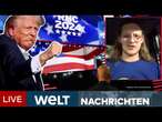 USA: Rätselraten über Motiv von Trump-Attentäter - Ex-Präsident zum Parteitag in Wisconsin | STREAM