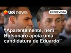 Aparentemente, nem Bolsonaro apoia uma eventual candidatura de Eduardo para 2026, diz professora