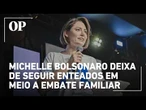 Michelle Bolsonaro deixa de seguir enteados em meio a embate familiar