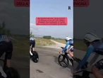 Un gruppo pro-Pal ha bloccato la strada ai ciclisti dell'Israel premier tech durante la Vuelta