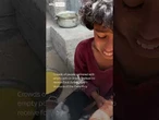 Gazans wait for food at charity kitchen in Gaza City as limited aid allowed in