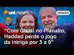 Lula atira no próprio pé ao negligenciar atmosfera de fofoca palaciana contra Haddad, diz Josias