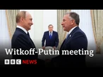 Vladimir Putin meets Trump's US envoy Steve Witkoff at Kremlin | BBC News