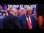 Donald Trump arrives at UFC 309 with Dana White, Elon Musk and Robert F. Kennedy Jr.