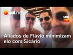 Daniela Lima: Flávio Bolsonaro recebe ataque de aliados por foto com Sicário, mas minimizam elo