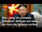 Coreia do Norte: Kim Jong Un alerta para risco iminente de guerra nuclear
