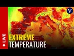 LIVE: Heat map showing temperature across Europe