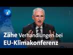 COP29: Präsident des Klimagipfels klagt über zähe Verhandlungen