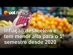 Inflação tem menor alta para o 1º semestre desde 2020; Salto: 'BC pode reduzir juros em breve'