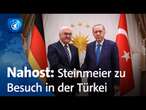 Steinmeier auf Nahostreise – Gespräche mit Erdogan in der Türkei