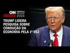 Trump lidera pesquisa sobre condução da economia pela 1ª vez | WW