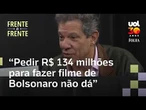 Haddad questiona dinheiro para Dark Horse: 'Filme de qualidade duvidosa pode ser feito por menos'