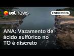 Ponte que caiu no Maranhão: vazamento de ácido sulfúrico é 'discreto', diz Agência Nacional de Águas